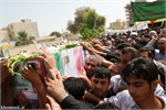 پیکر پاک شهید گمنام وارد کرمان شد/ مراسم وداع در حسینه ثارلله