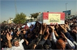 مراسم وداع با شهدای هشت سال دفاع مقدس در شهر تهران برگزار می شود