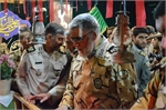 حضور فرمانده و کادر نیروی زمینی در معراج شهدای تهران