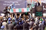 تشییع و خاکسپاری پیکر مطهر ۲ شهید گمنام در تهران