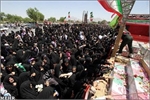گزارش تصویری(2)/تشییع شهدای دوران دفاع مقدس در شهر خمین