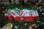 پیکر پاک یک شهید سرباز گمنام در شیراز تشییع و خاکسپاری شد