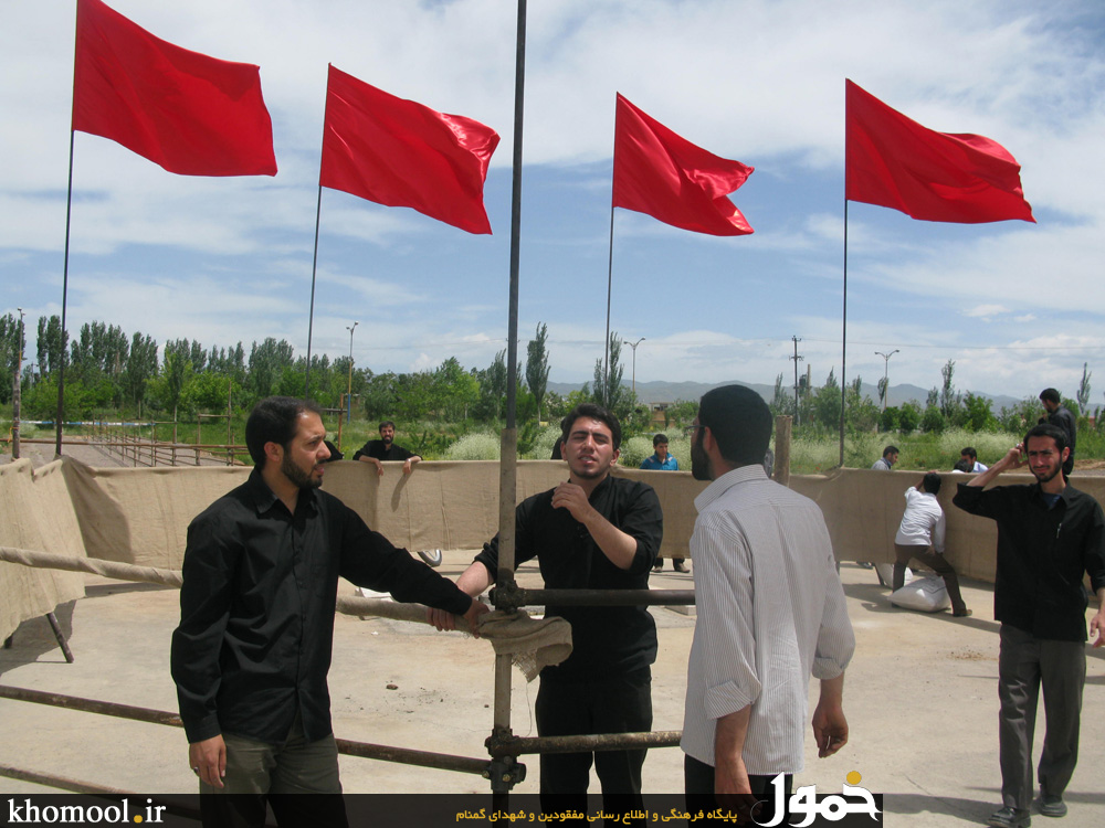 تشییع و خاکسپاری شهدای گمنام زنجان