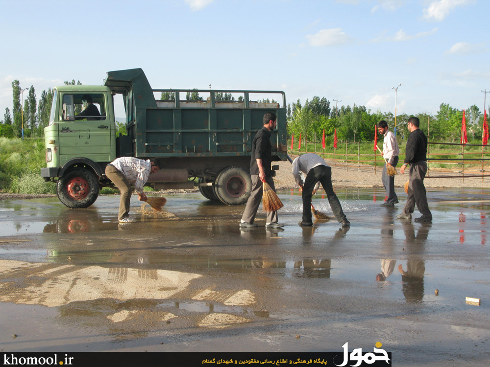 تشییع و خاکسپاری شهدای گمنام زنجان