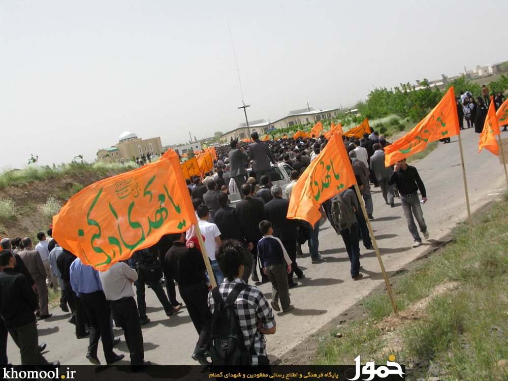 تشییع و خاکسپاری شهدای گمنام زنجان