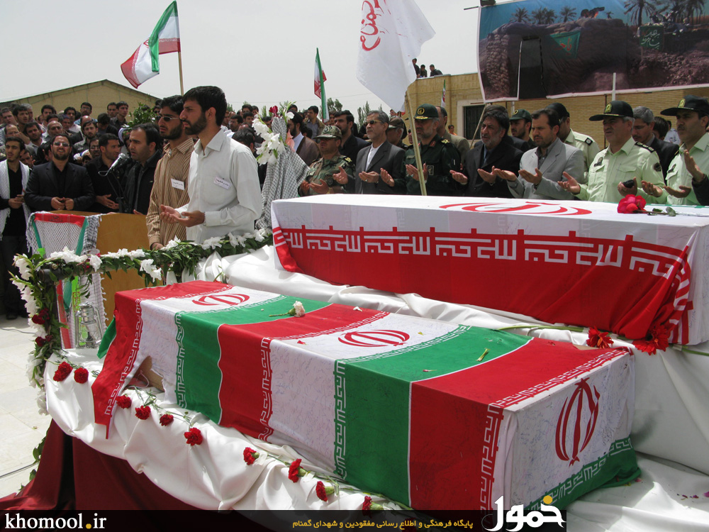 تشییع و خاکسپاری شهدای گمنام زنجان