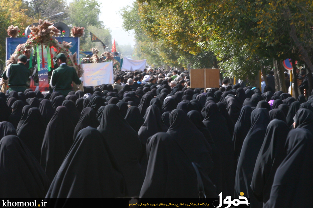 تشییع و خاکسپاری شهدای گمنام دانشگاه آزاد اسلامی اردبیل