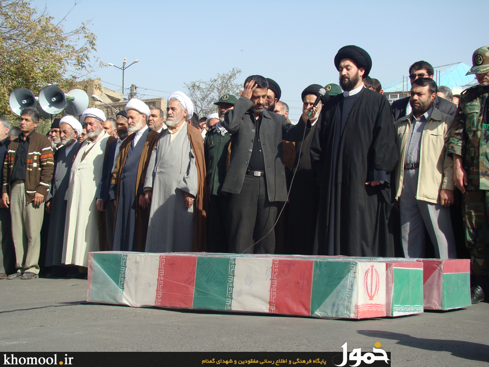 تشییع و خاکسپاری شهدای گمنام دانشگاه آزاد اسلامی اردبیل