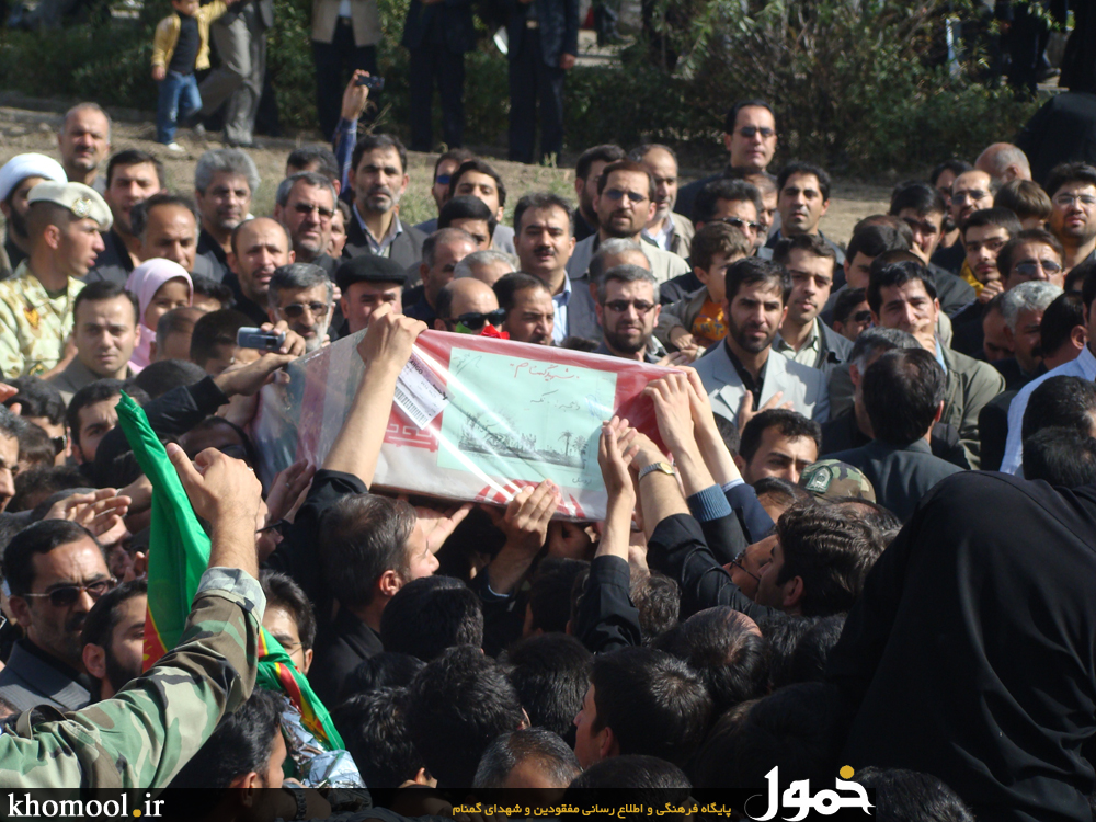 تشییع و خاکسپاری شهدای گمنام دانشگاه آزاد اسلامی اردبیل