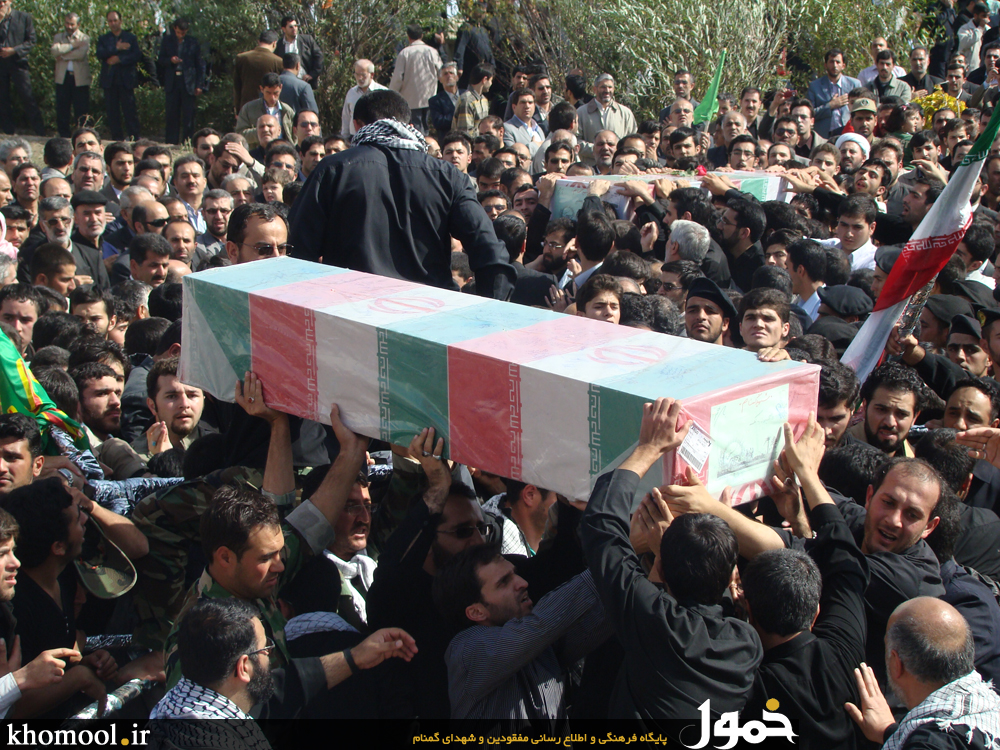 تشییع و خاکسپاری شهدای گمنام دانشگاه آزاد اسلامی اردبیل