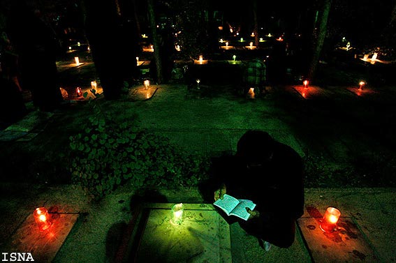 شب قدر در بهشت زهرا