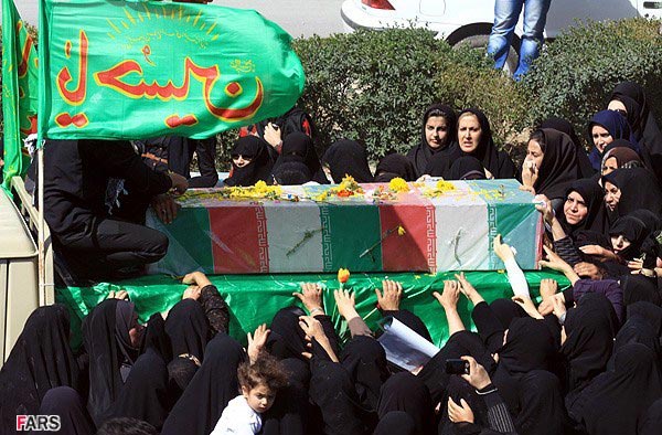 تشییع و خاکسپاری در دانشگاه ازاد واحد رودهن