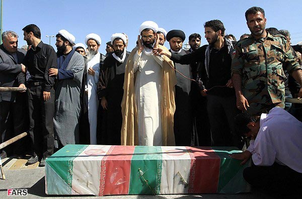 تشییع و خاکسپاری در دانشگاه ازاد واحد رودهن