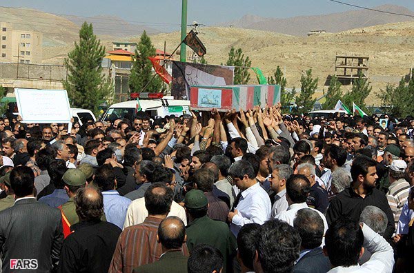 تشییع و خاکسپاری در دانشگاه ازاد واحد رودهن