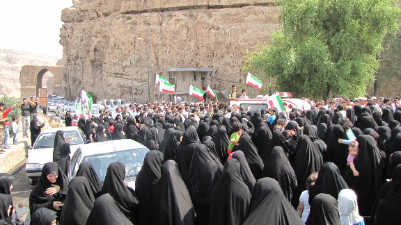 تشییع شهدای گمنام در دانشگاه سمنان