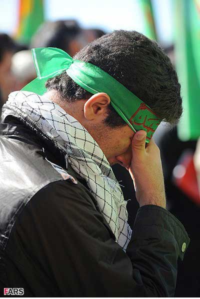 خاکسپاری شهید گمنام در دانشگاه دولتی یاسوج