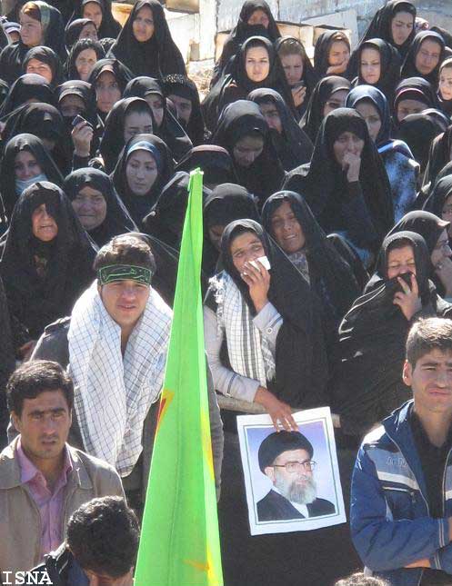 تشییع و خاکسپاری شهید گمنام در دانشگاه دولتی یاسوج