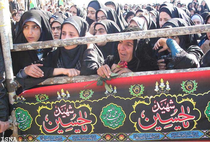 تشییع و خاکسپاری شهید گمنام در دانشگاه دولتی یاسوج