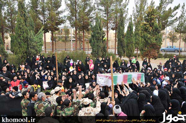 استقبال از شهدای گمنام-وداع-خاکسپاری در بهاباد