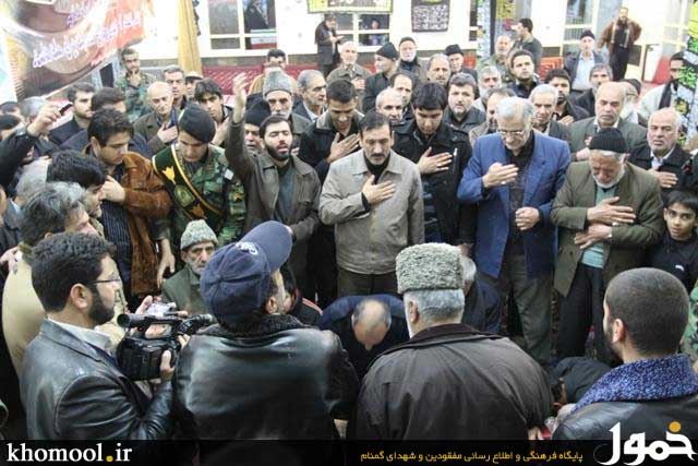 تشییع و خاکسپاری یک  شهید گمنام در یگان‌ ویژه پاسداران ناجا