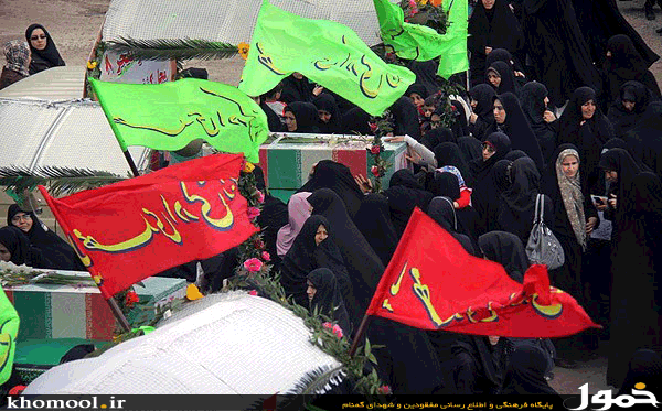 تشییع 11شهید گمنام در اردبیل