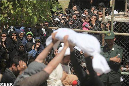 تشییع پیکر شهدای گمنام در اهواز