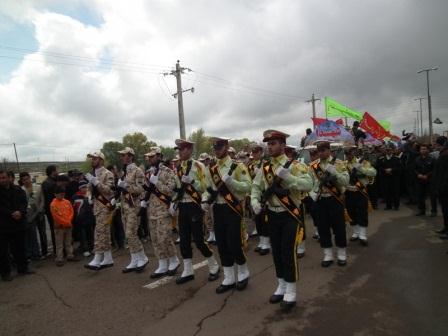 تشییع و خاکسپاری شهدای گمنام در مشگین شهر و نمین