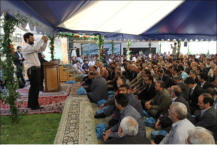 دومین سالگرد خاکسپاری شهدای گمنام در وزارت نفت