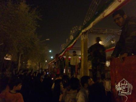 مراسم تشییع پیکر ۹۶ شهید دفاع مقدس در شهر دزفول