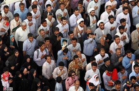 تشییع شهدای دوران دفاع مقدس در شهر قم