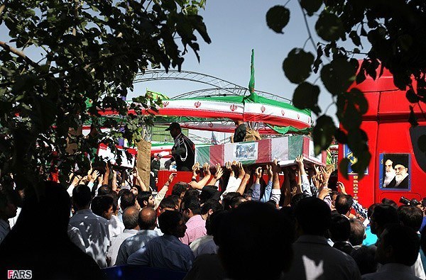 تشییع 96شهید دوران دفاع مقدس در مرقد امام خمینی(ره)