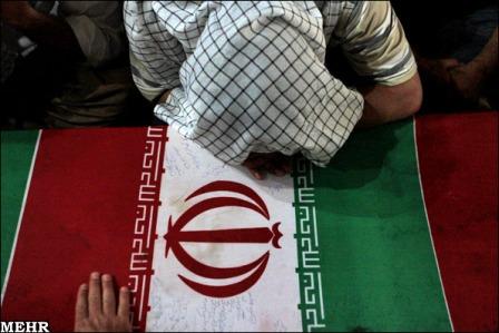 تشییع شهدا در مسجد جامع لرزاده