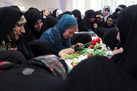 تشییع شهدای دفاع مقدس در مسجد جامع علی ابن ابیطالب