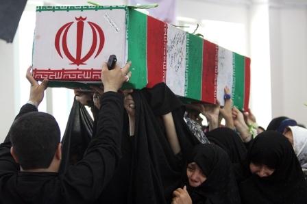 تشییع شهدای دفاع مقدس در مسجد جامع علی ابن ابیطالب