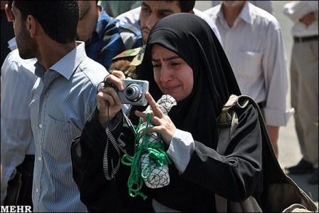 تشییع 6 شهید گمنام در کرمانشاه