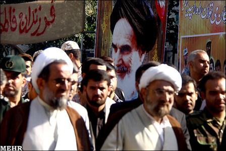 مراسم تشییع وخاکسپاری در دانشکده فنی دخترانه شریعتی