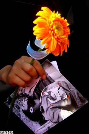 مراسم تشییع وخاکسپاری در دانشکده فنی دخترانه شریعتی