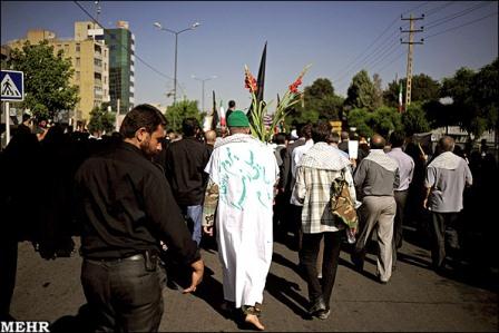 تشییع وخاکسپاری شهدای گمنام در استان البرز