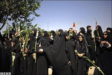 تشییع وخاکسپاری شهدای گمنام در استان البرز