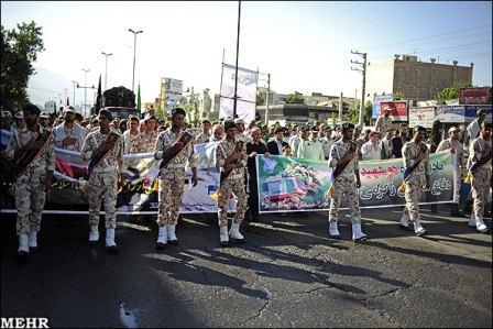 تشییع وخاکسپاری شهدای گمنام در استان البرز