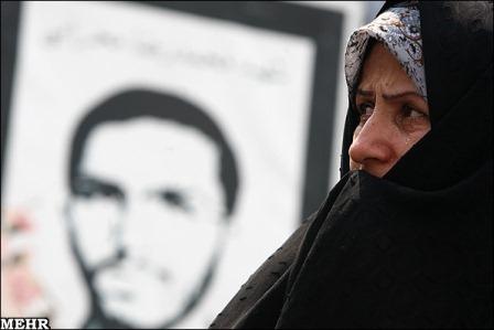 تشییع وخاکسپاری دوشهید گمنام در دانشگاه شهید عباسپور