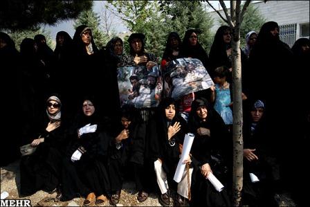 تشییع وخاکسپاری دوشهید گمنام در دانشگاه شهید عباسپور