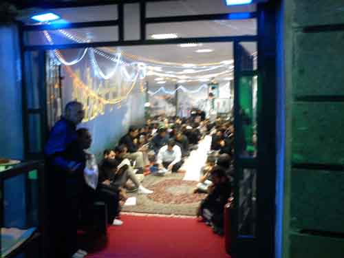 شب های قدر درجوار مزار شهدای گمنام مهدیه امام حسن مجتبی (ع)