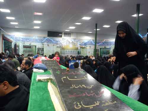 شب های قدر درجوار مزار شهدای گمنام مهدیه امام حسن مجتبی (ع)