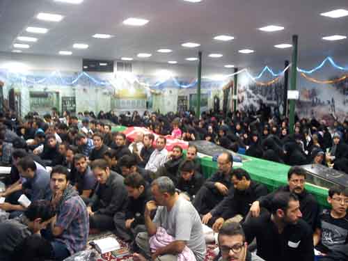 شب های قدر درجوار مزار شهدای گمنام مهدیه امام حسن مجتبی (ع)