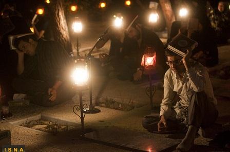 شب نوزدهم رمضان در جوار مزار شهدای گمنام بهشت زهرا (س)