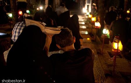 شب نوزدهم رمضان در جوار مزار شهدای گمنام بهشت زهرا (س)