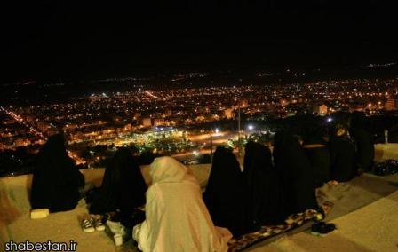 شب بیست و یکم ماه رمضان در تپه نورالشهدا شهر کرد