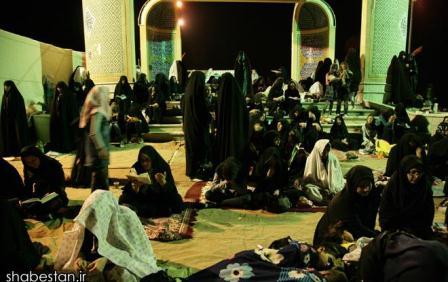 شب بیست و یکم ماه رمضان در تپه نورالشهدا شهر کرد