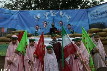 یادواره شهدای هسته ای در جوار مزار شهدای گمنام استان گلستان